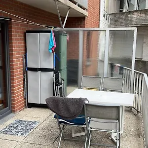 Appartement Sympa 6p Avec Garage Et Terrasse Ensoleillee Et Spacieuse A 25m De La Westende 